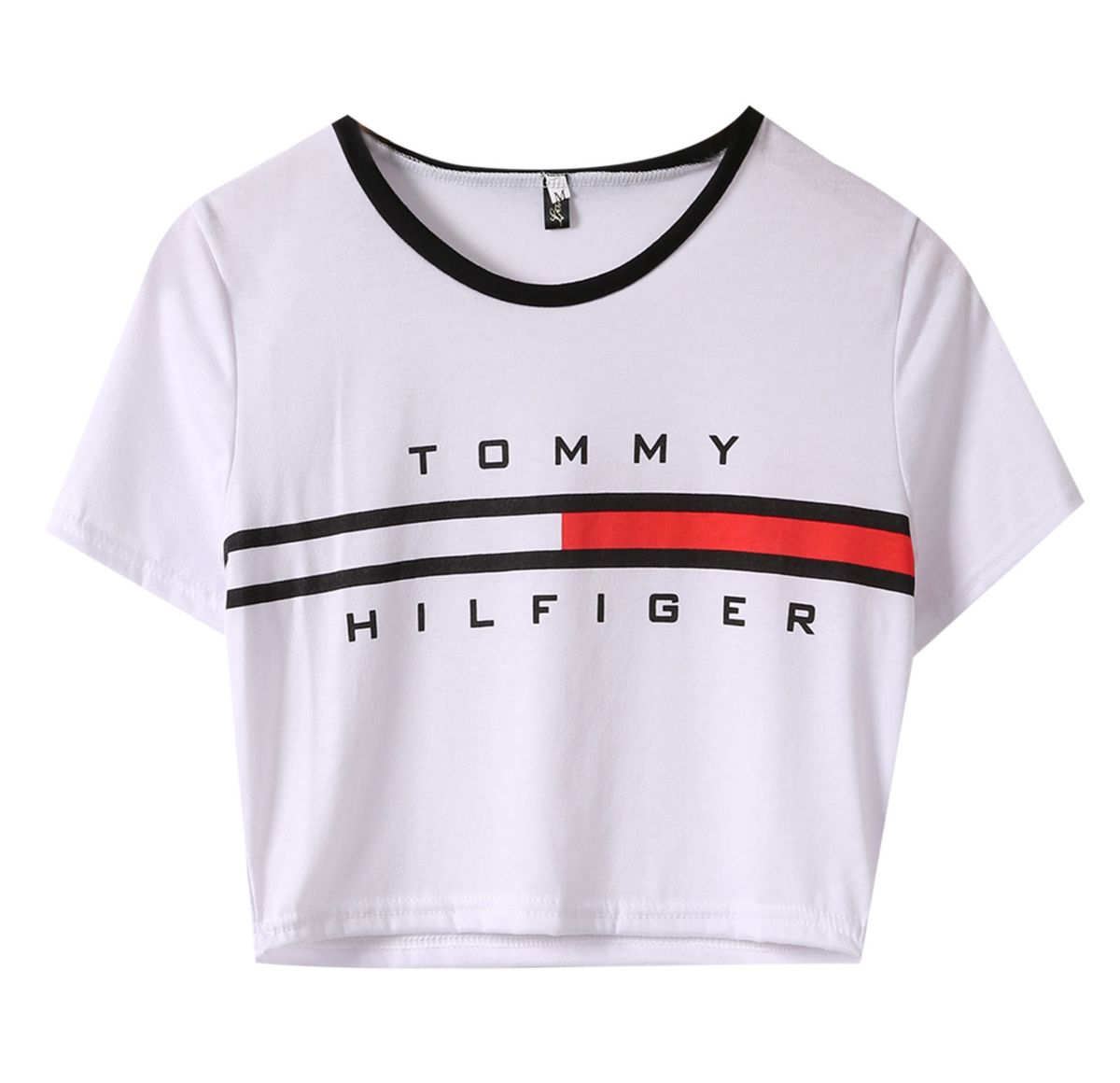 cropped tommy hilfiger