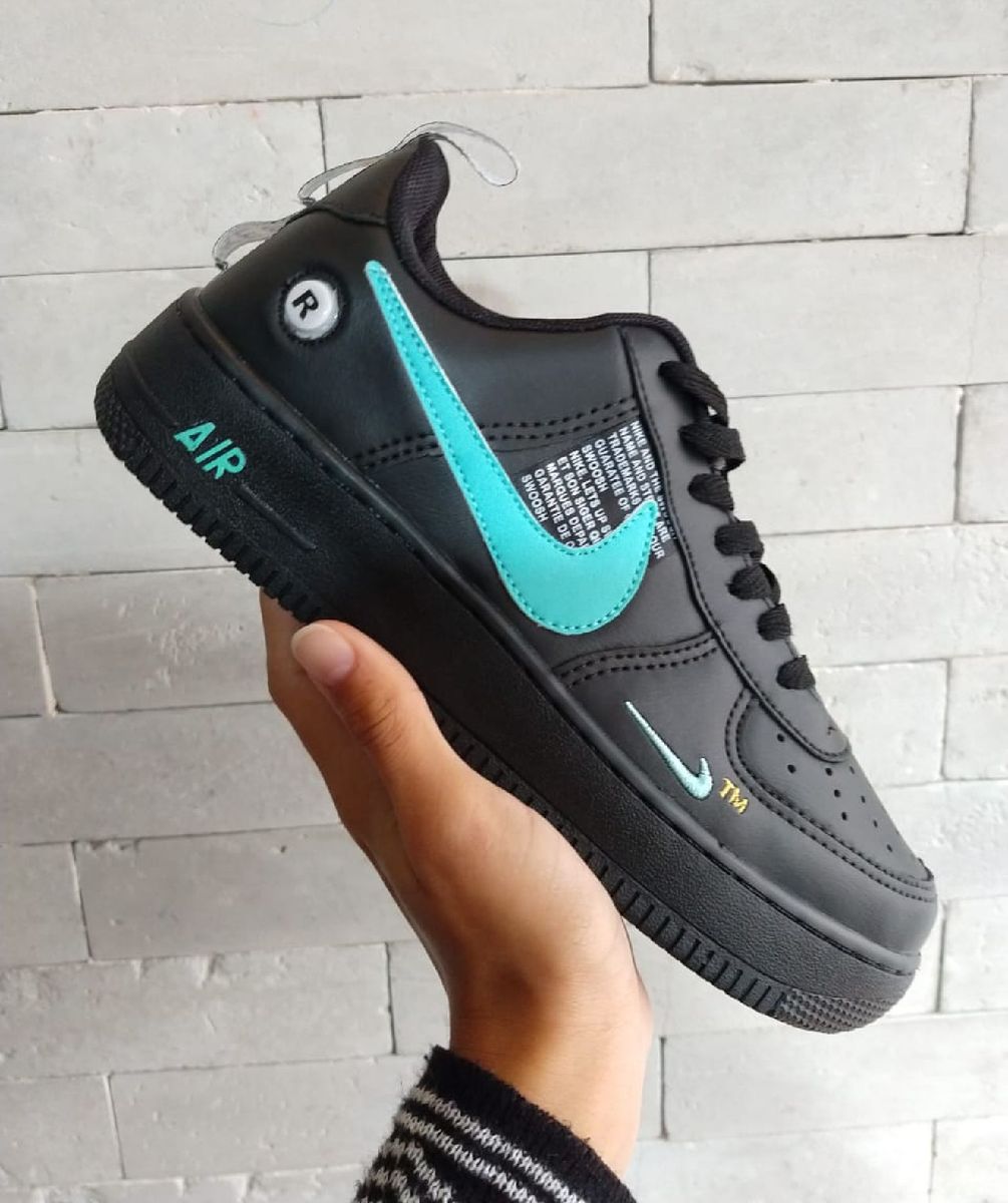 nike preto com verde