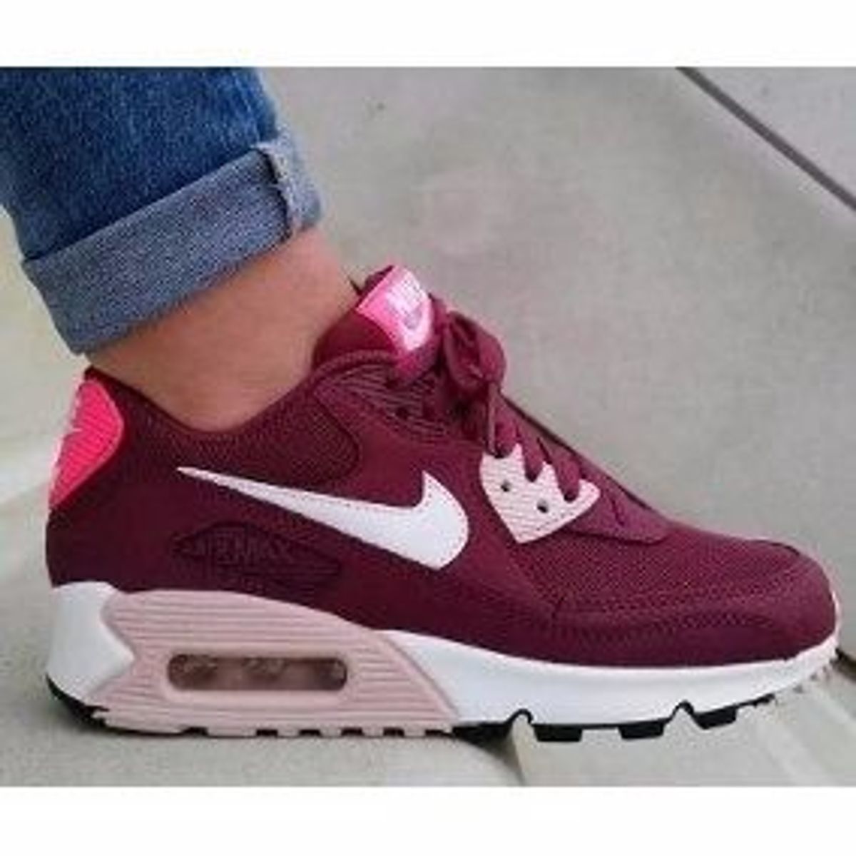 nike air max 90 bordo