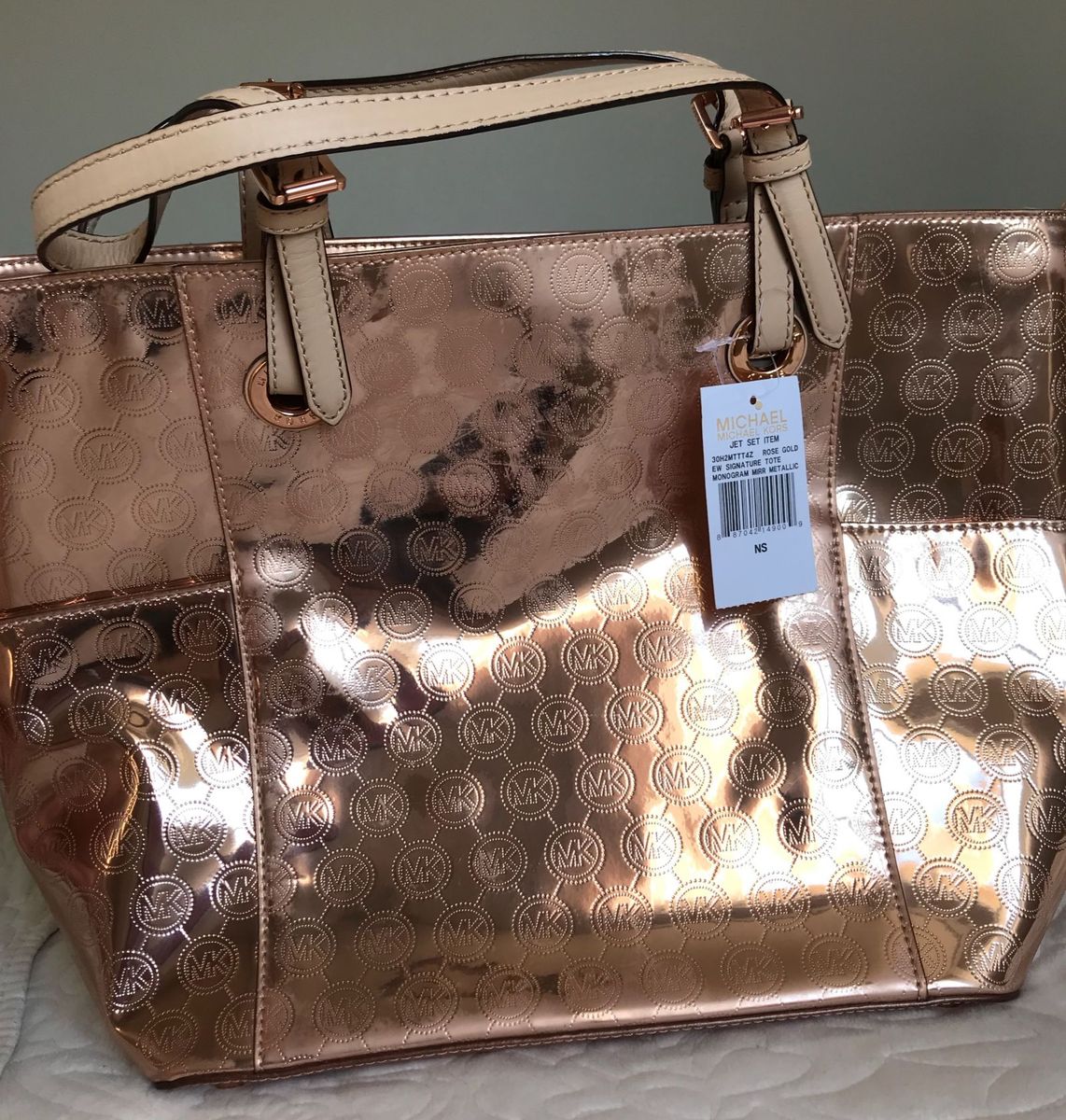 bolsa michael kors rose gold