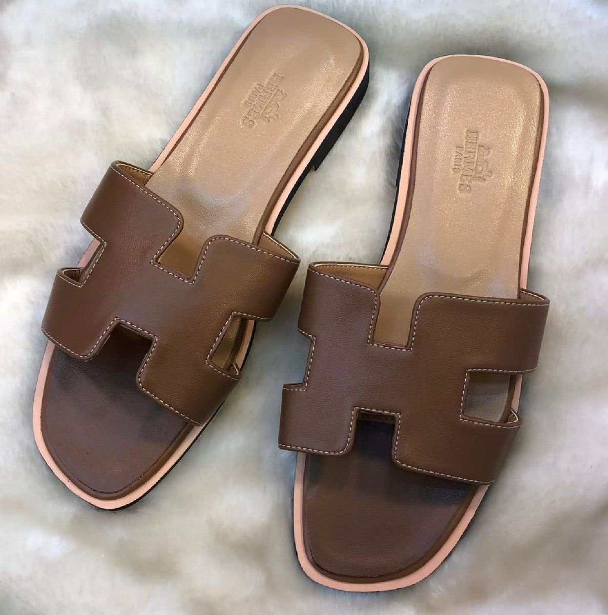 sandalia rasteira da hermes