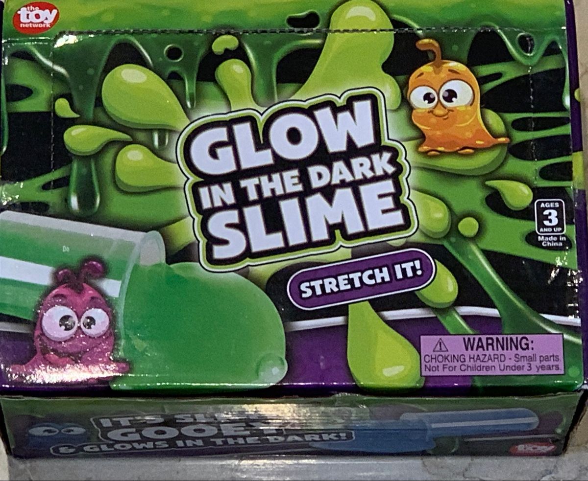 the toy network glow in the dark slime