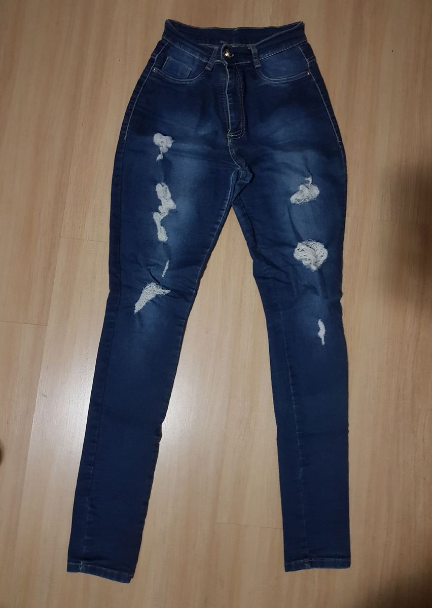 calça jeans cos alto sawary