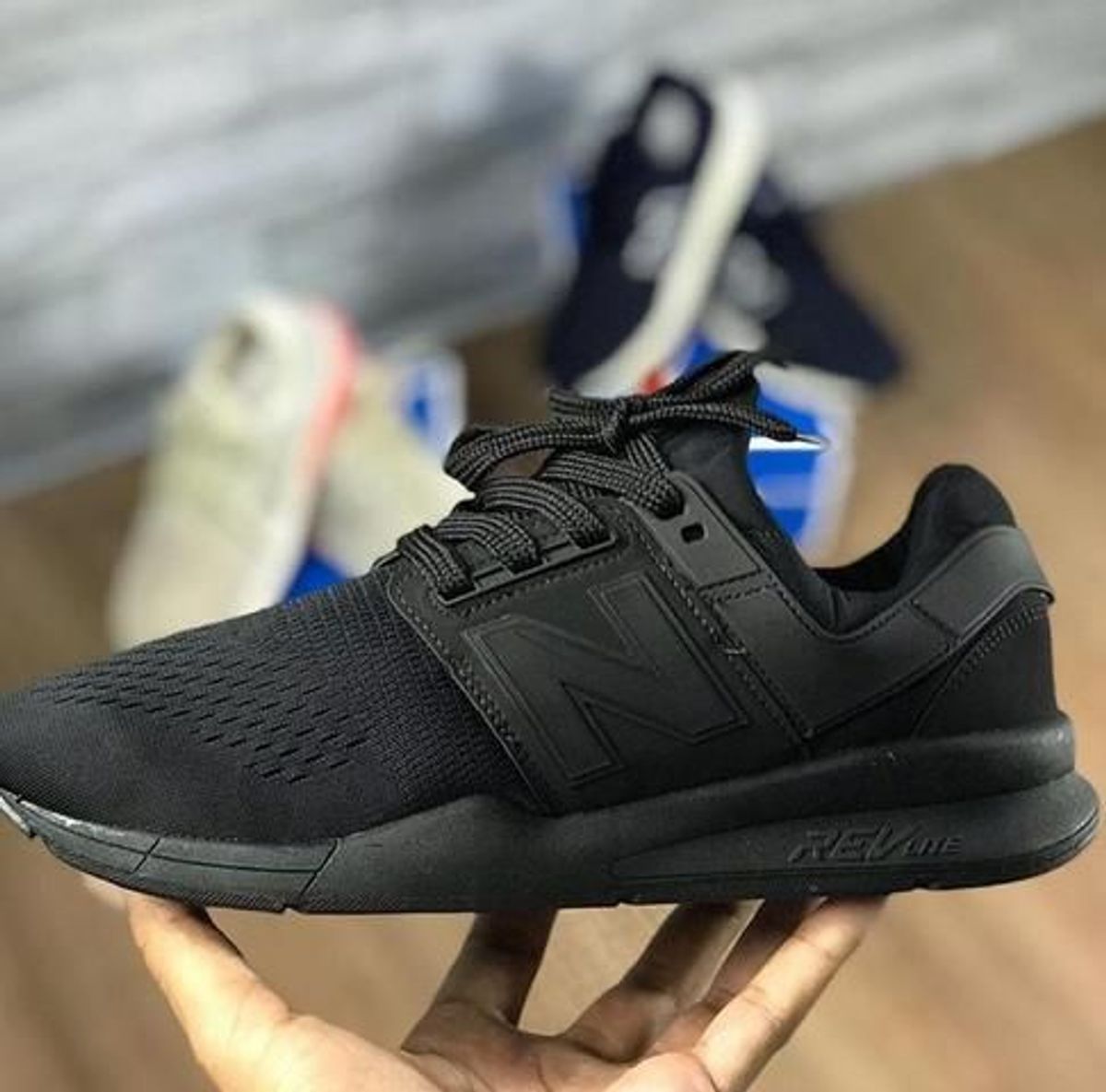 tênis new balance 247 lifestyle masculino preto