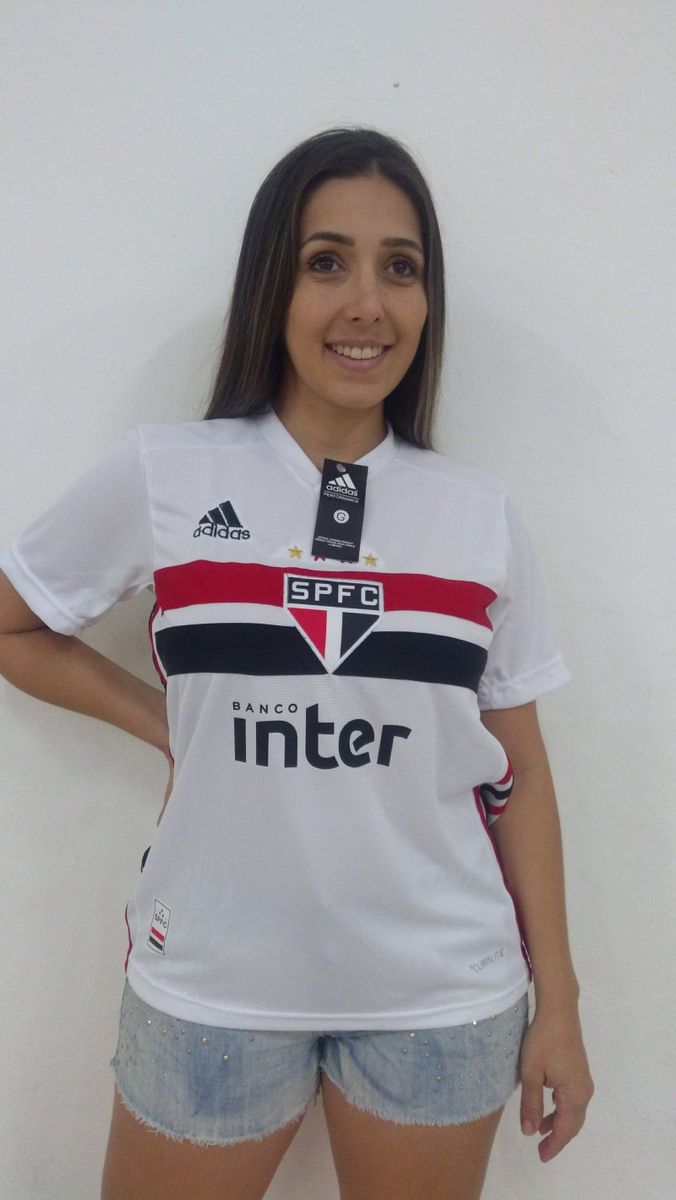 camisa do sao paulo feminina adidas