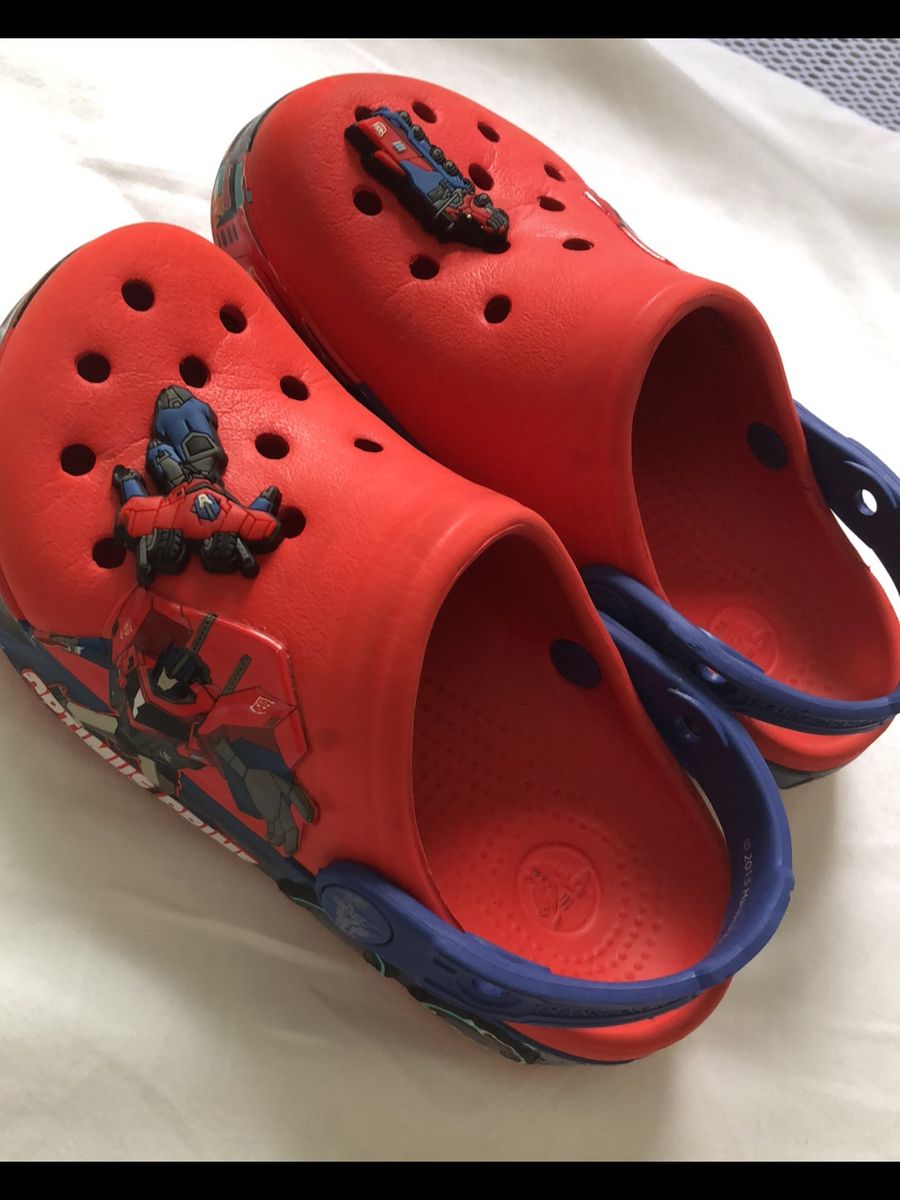 optimus prime crocs