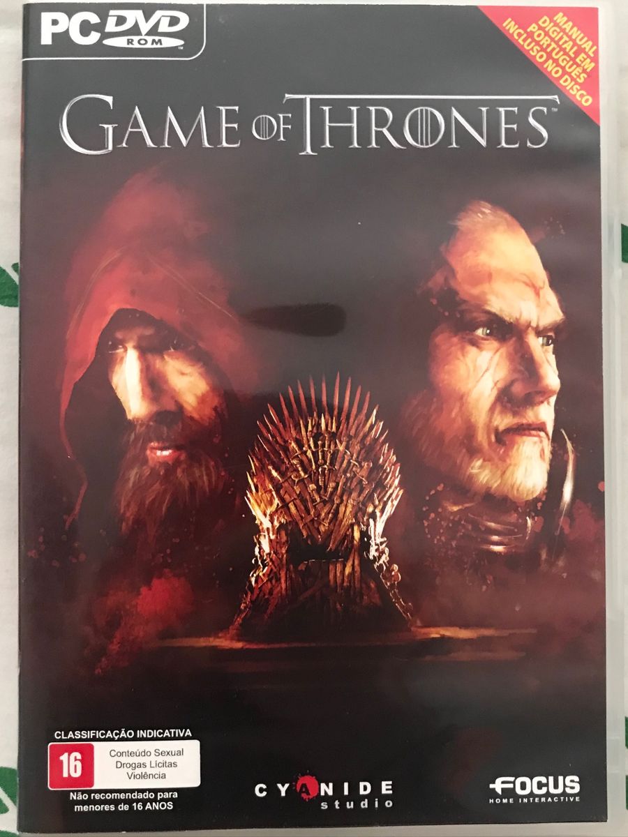 Jogo De Pc Game Of Thrones Jogo De Computador Pc Game Usado