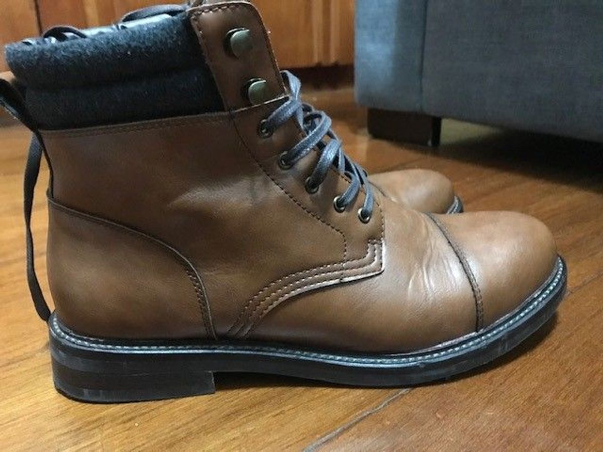 botins zara homem