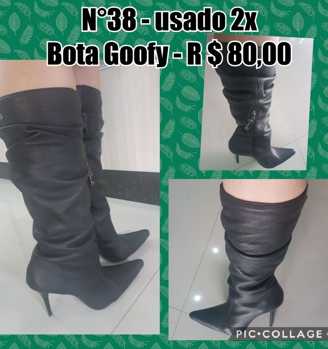 bota goofy cano alto