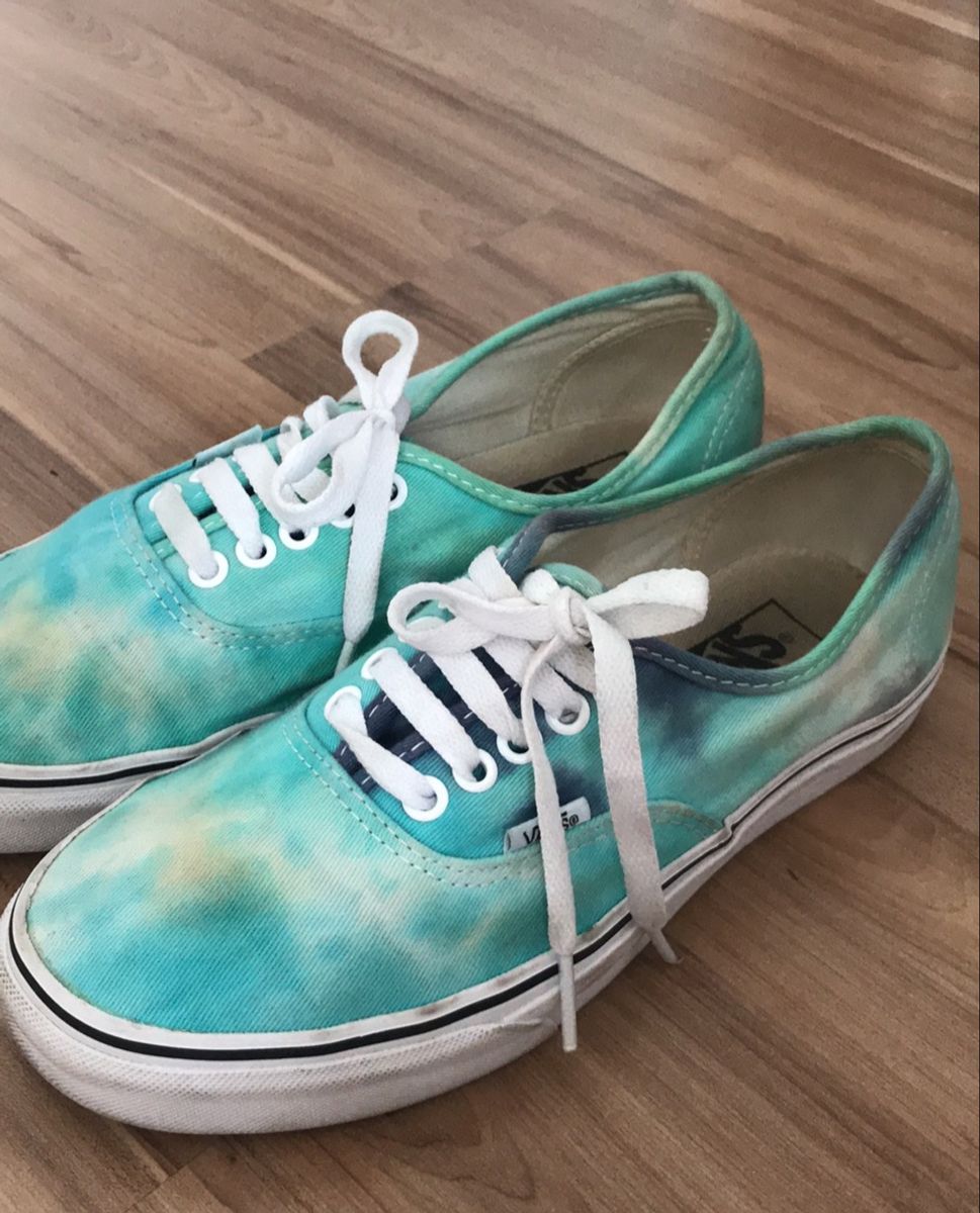 tenis vans azul claro