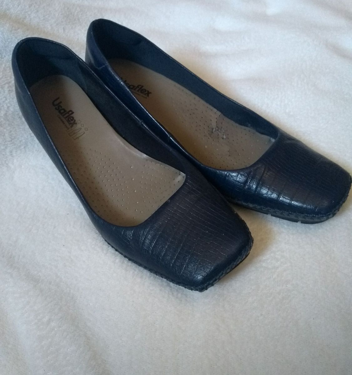 sapato usaflex azul