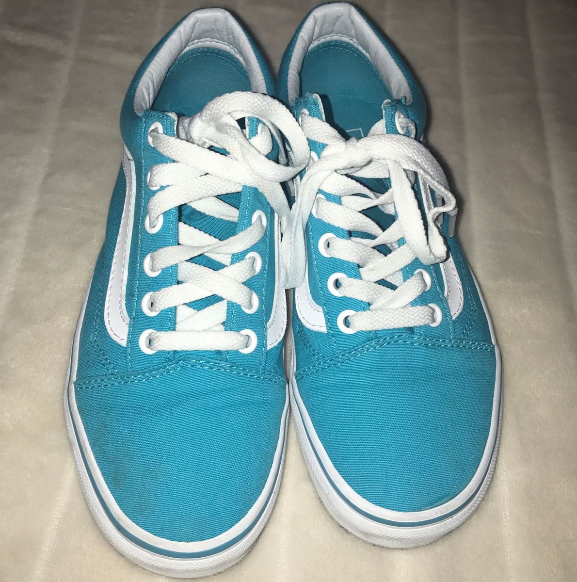 tenis vans azul bebe feminino