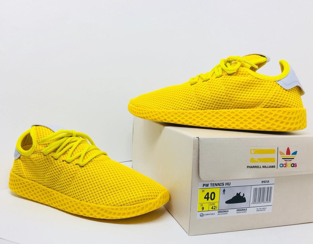 adidas tenis amarelo