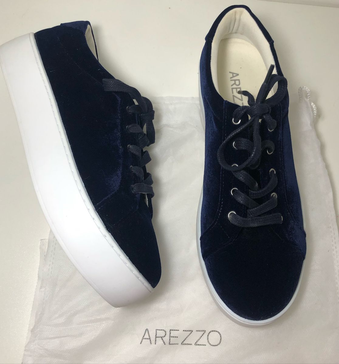 tenis arezzo azul marinho