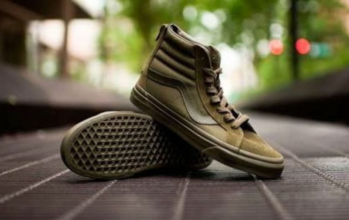 vans sk8 hi verde militar