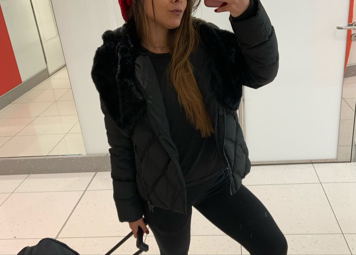 jaqueta tommy pluma de ganso