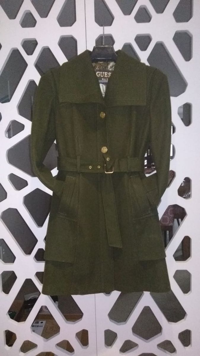 sobretudo feminino guess