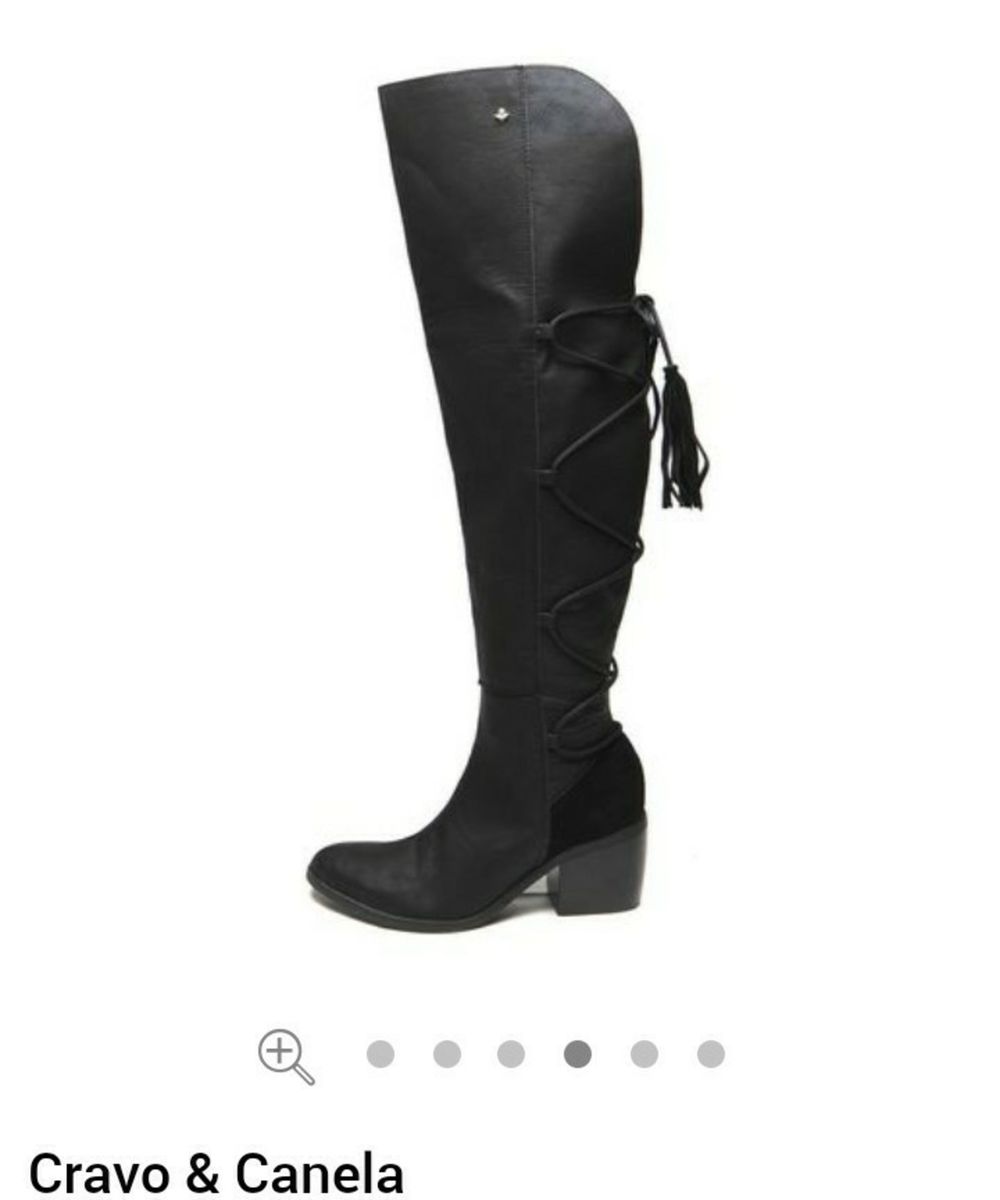 bota over cravo e canela