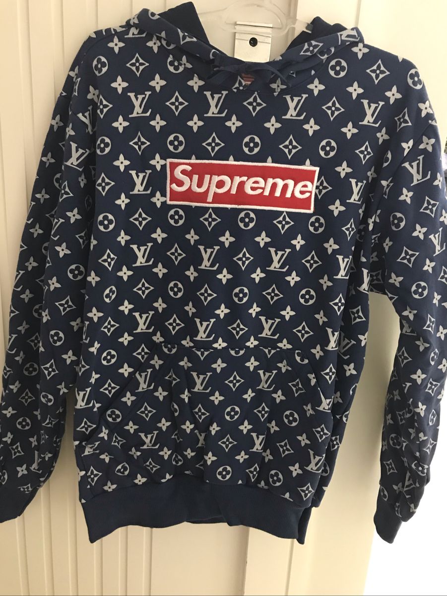 supreme louis vuitton moletom