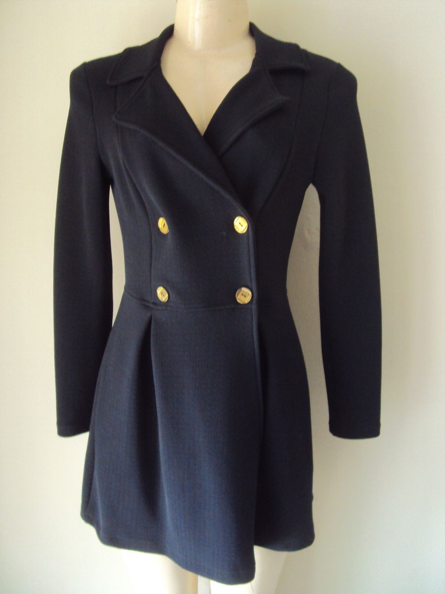 casaco sobretudo preto feminino