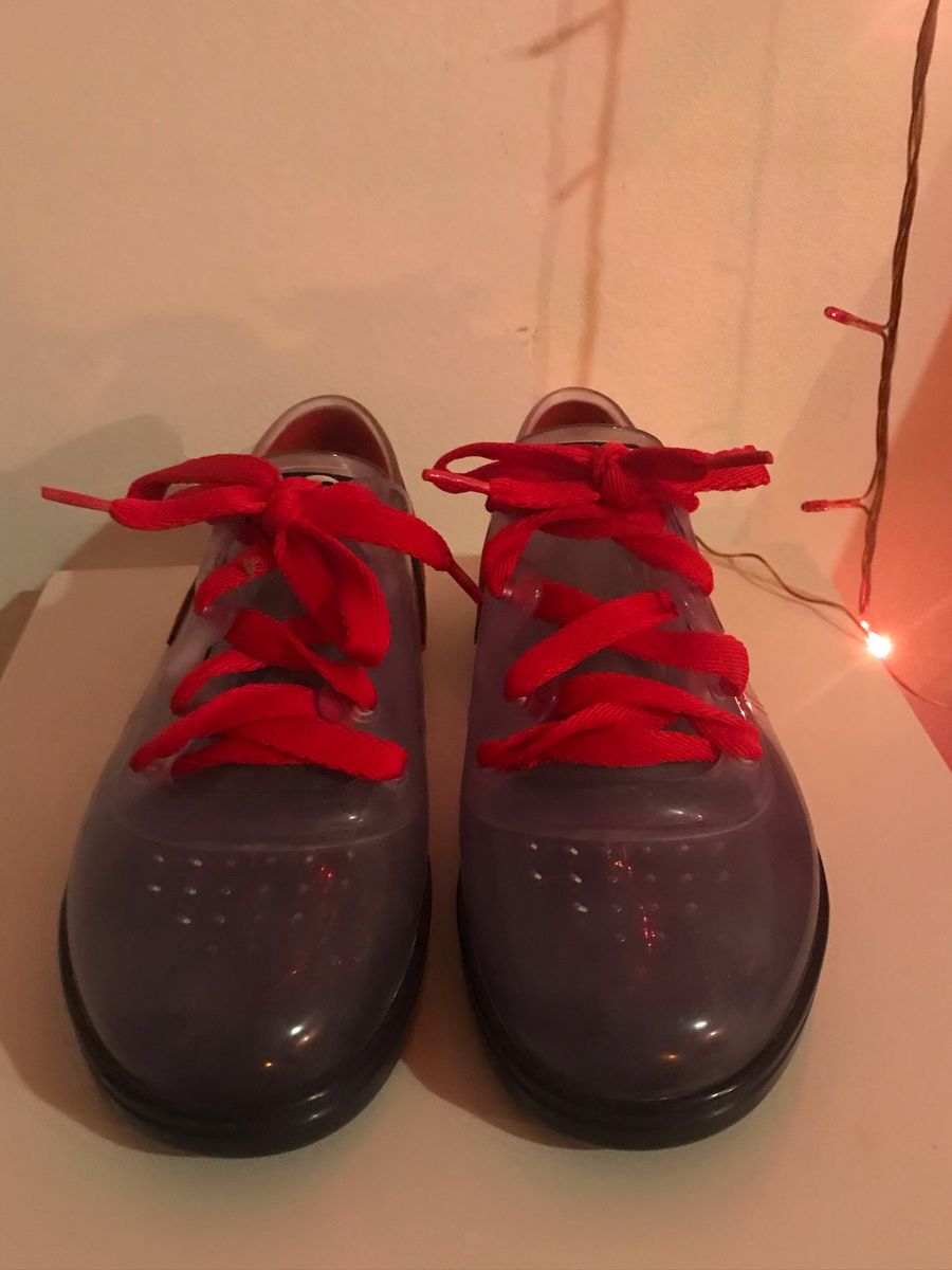 tenis melissa fila transparente