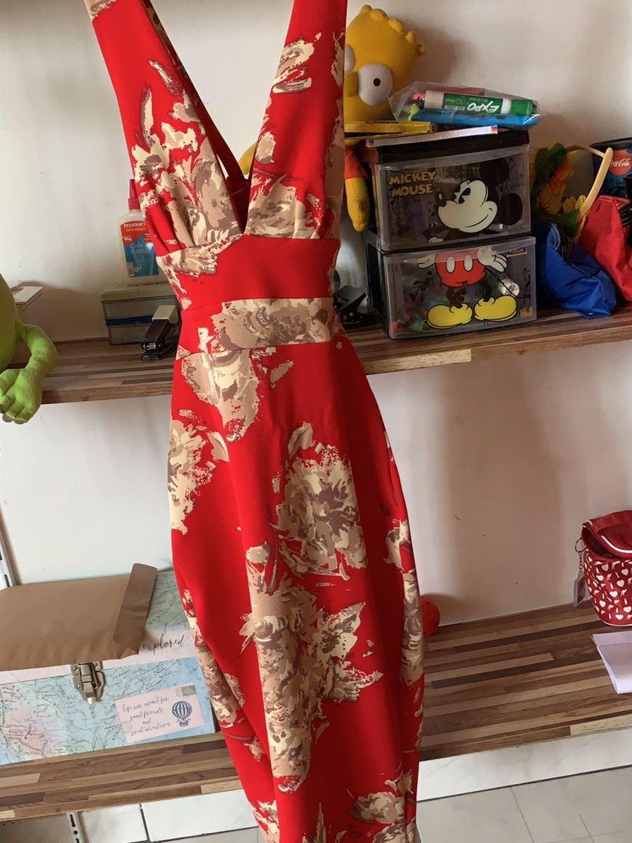 vestido vermelho my place