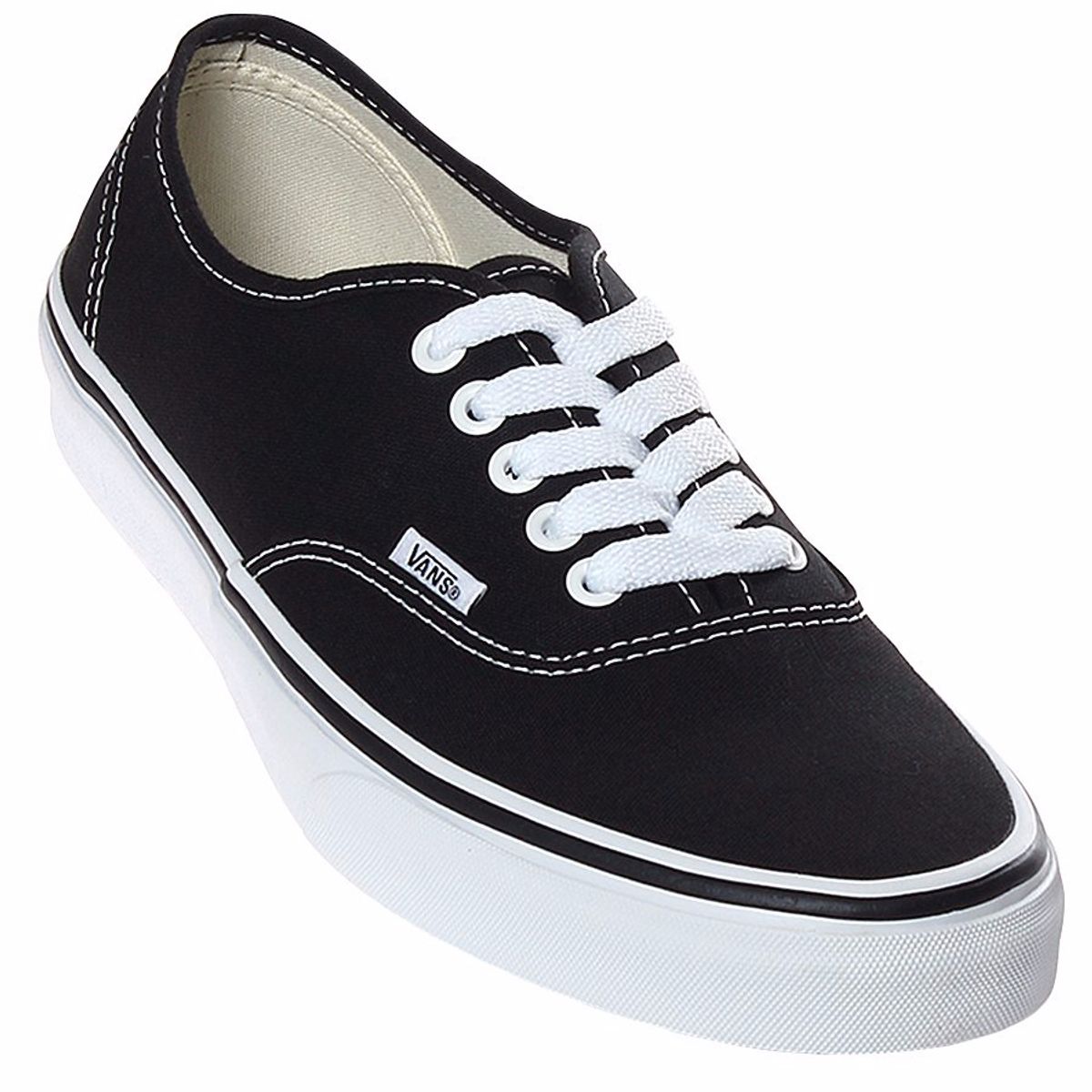 vans authentic preto e branco
