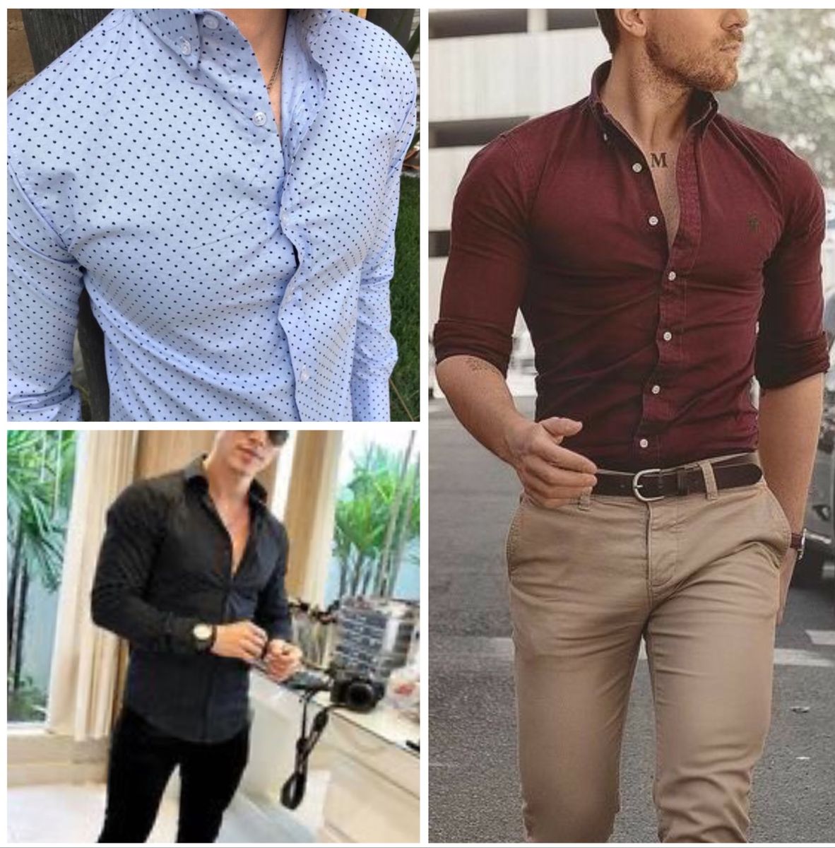 camisas sociais masculinas riachuelo
