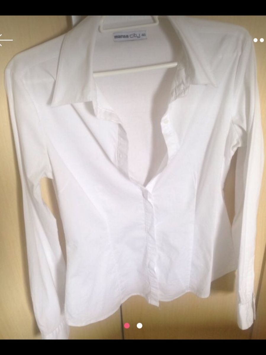 camisa social feminina marisa