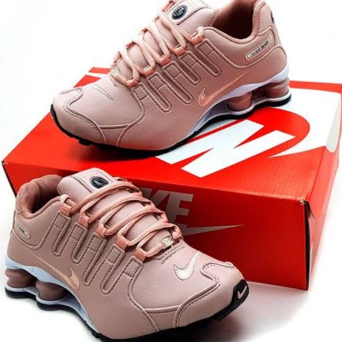 nike shox rose feminino