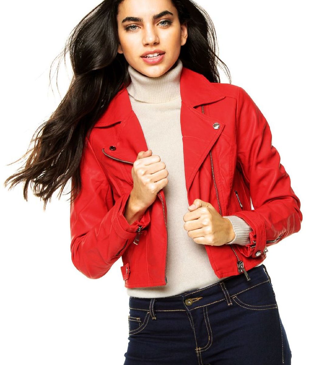 jaqueta ellus feminina vermelha