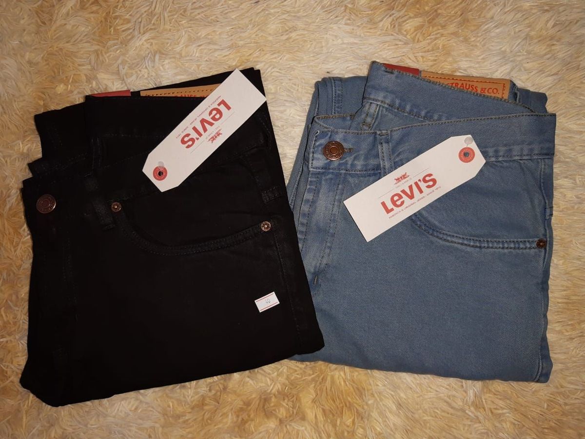 calça levis reta feminina