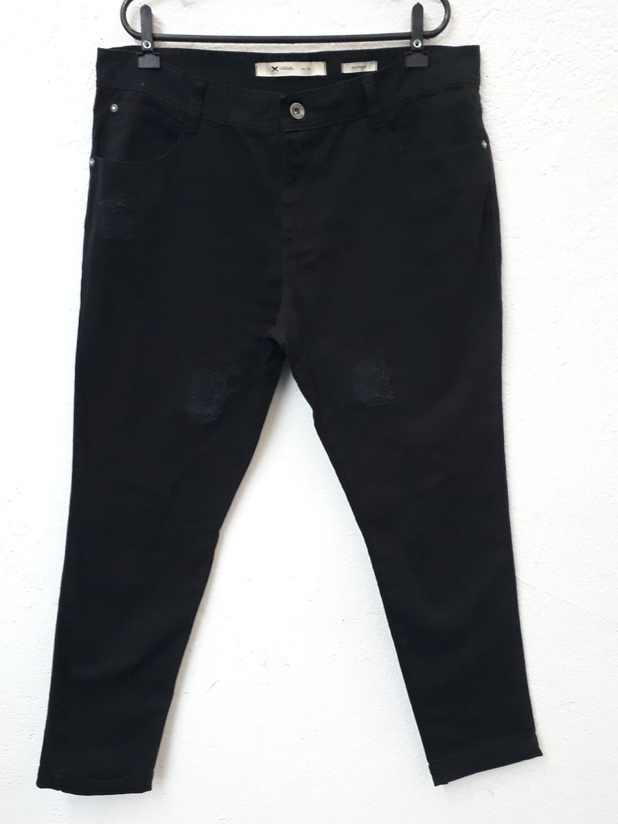 calça boyfriend feminina hering