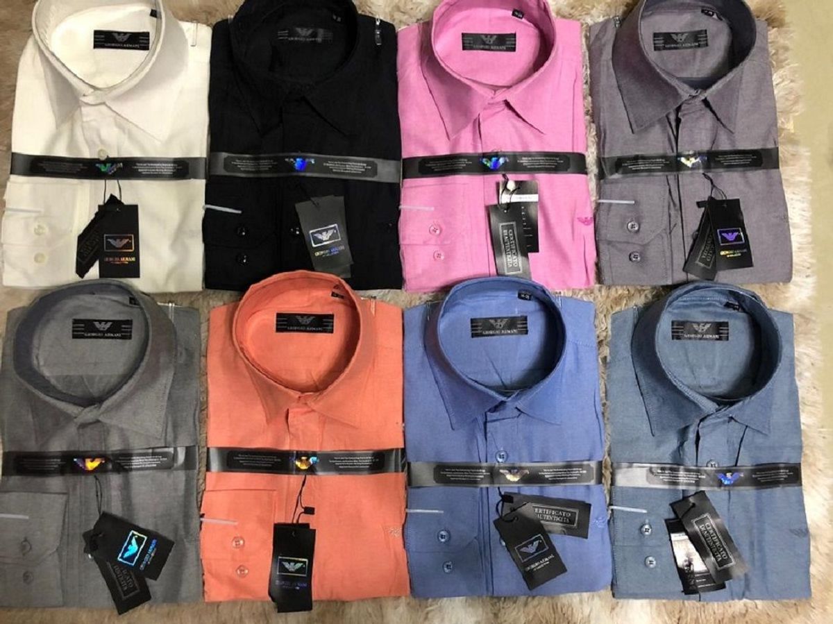 emporio armani camisa social