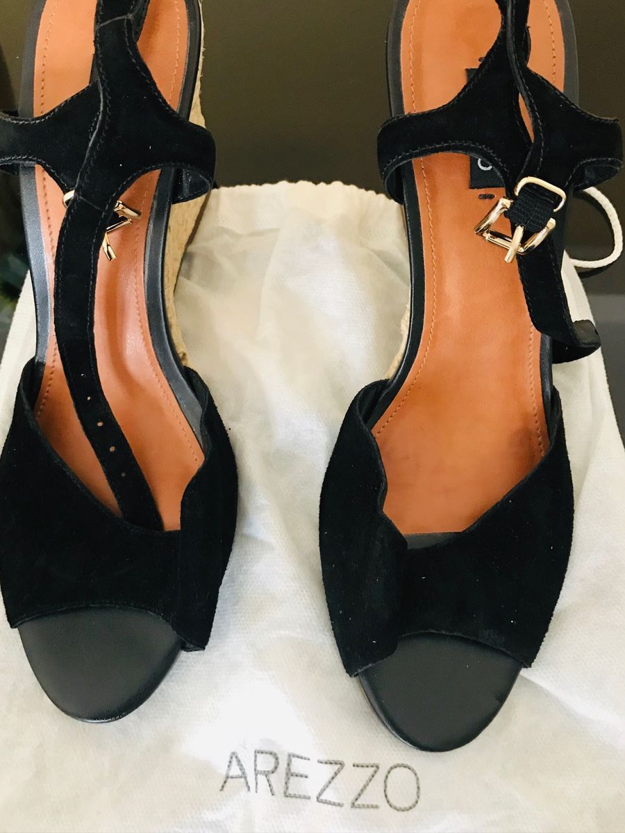 sandalia anabela arezzo 2018