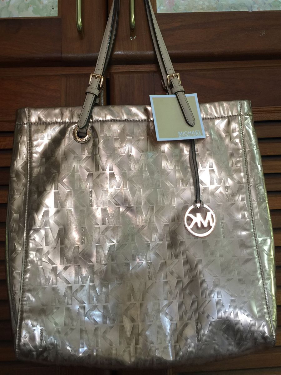 bolsa michael kors rose gold