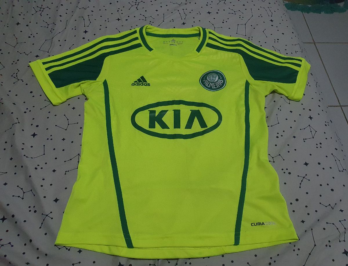 camisa adidas verde fluorescente