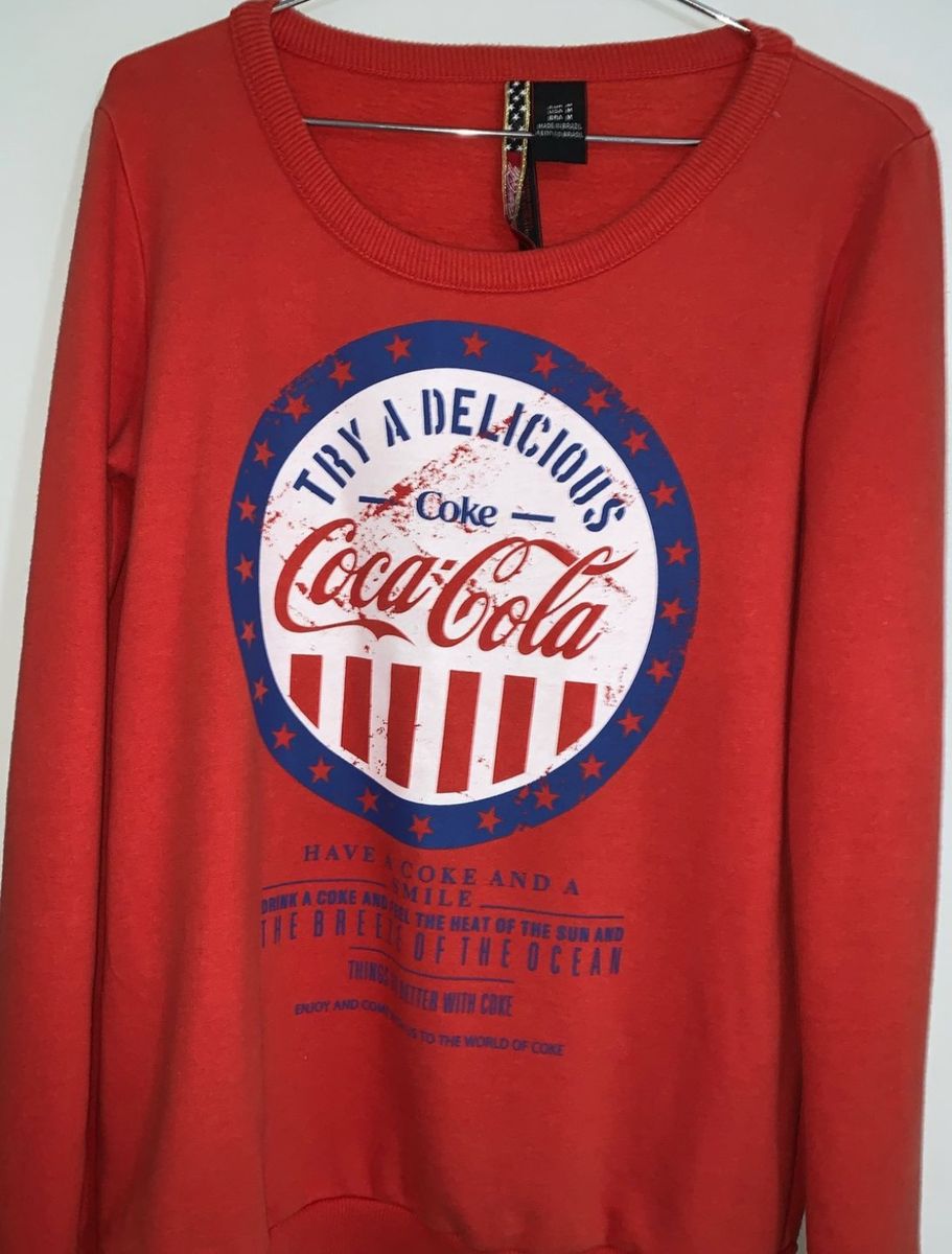 casaco coca cola feminino