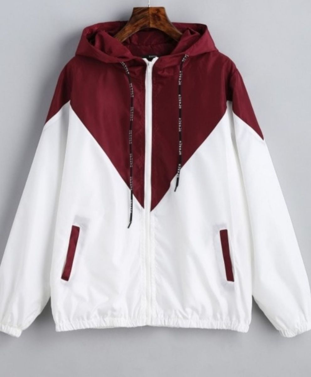roupa corta vento feminina