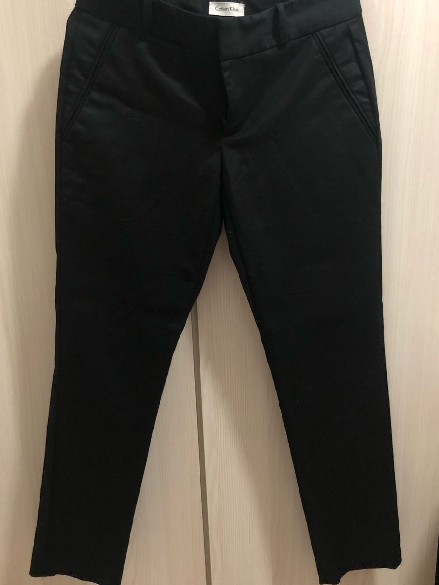 calça social calvin klein feminina