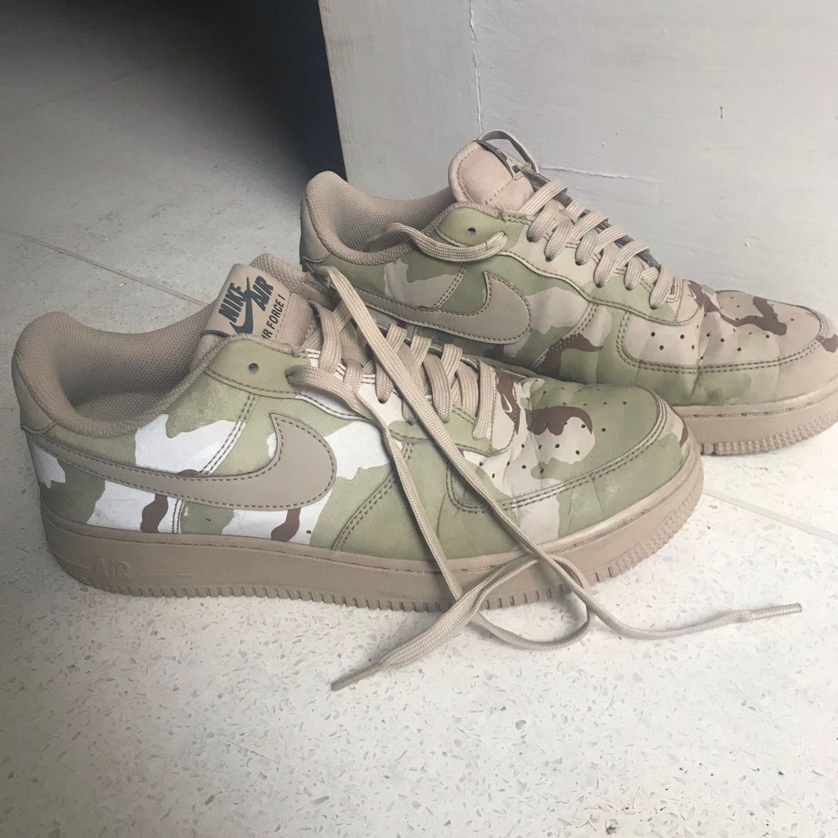 nike air force camuflado verde