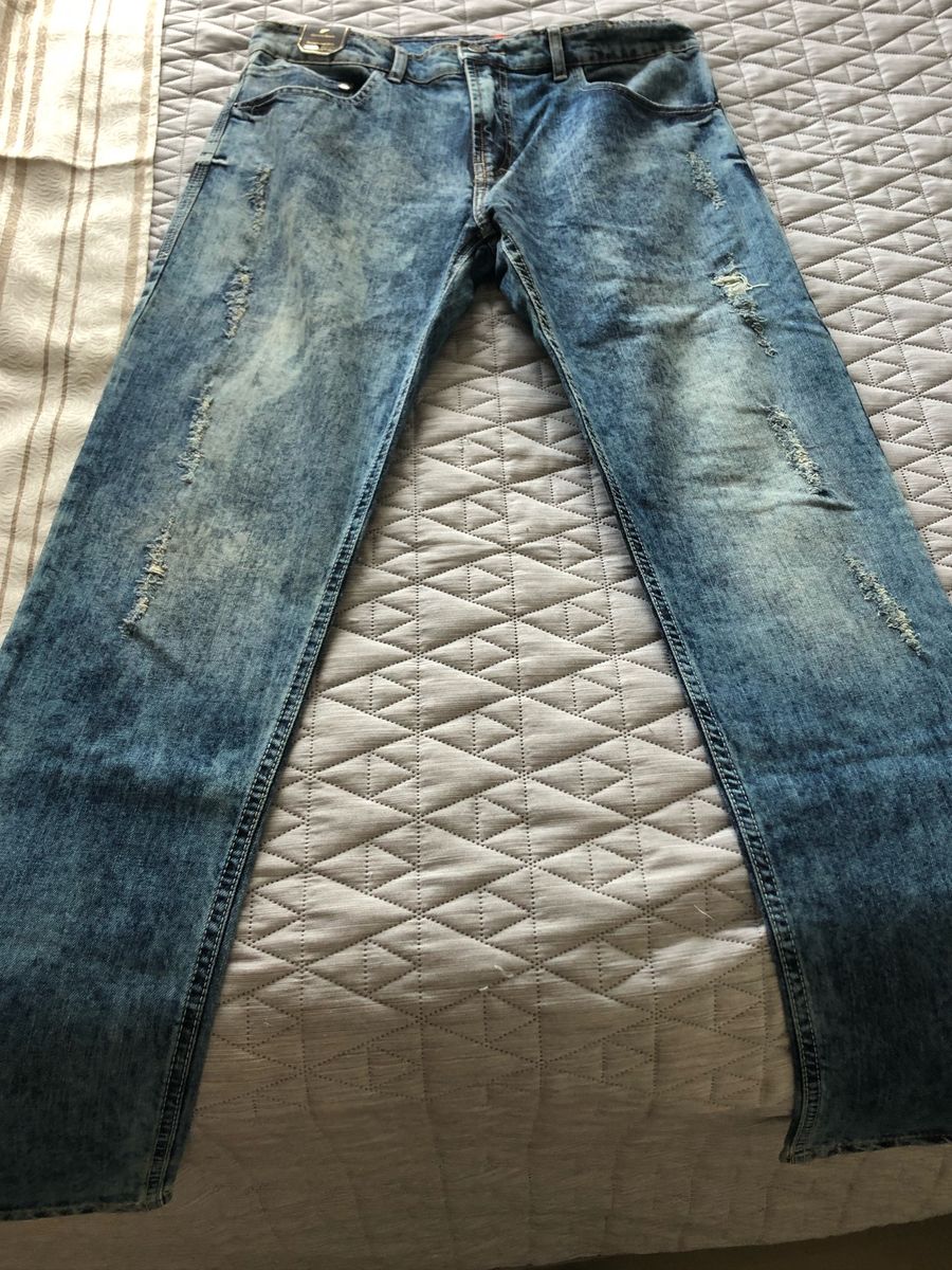calça jeans masculina tradicional ellus