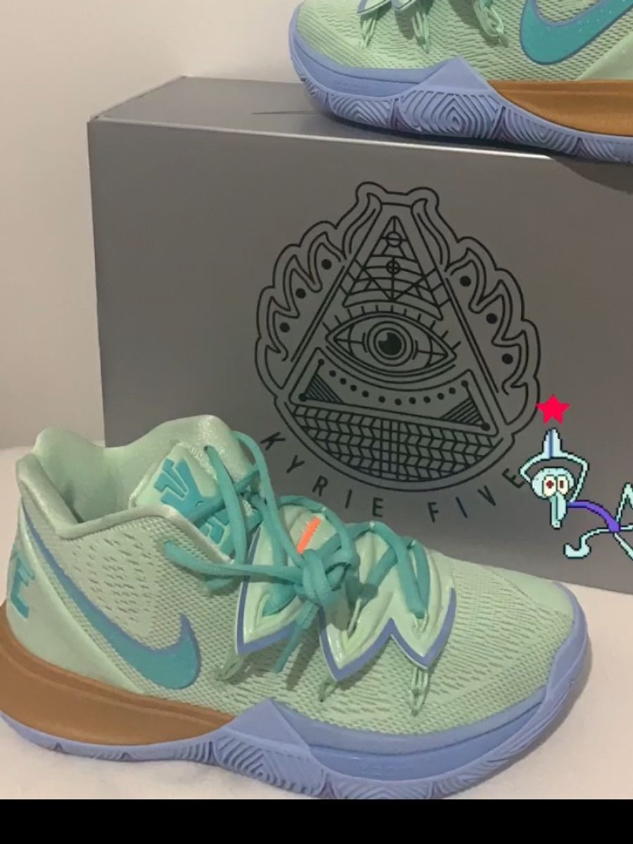 unboxing and review the Kyrie 5 SpongeBob edition