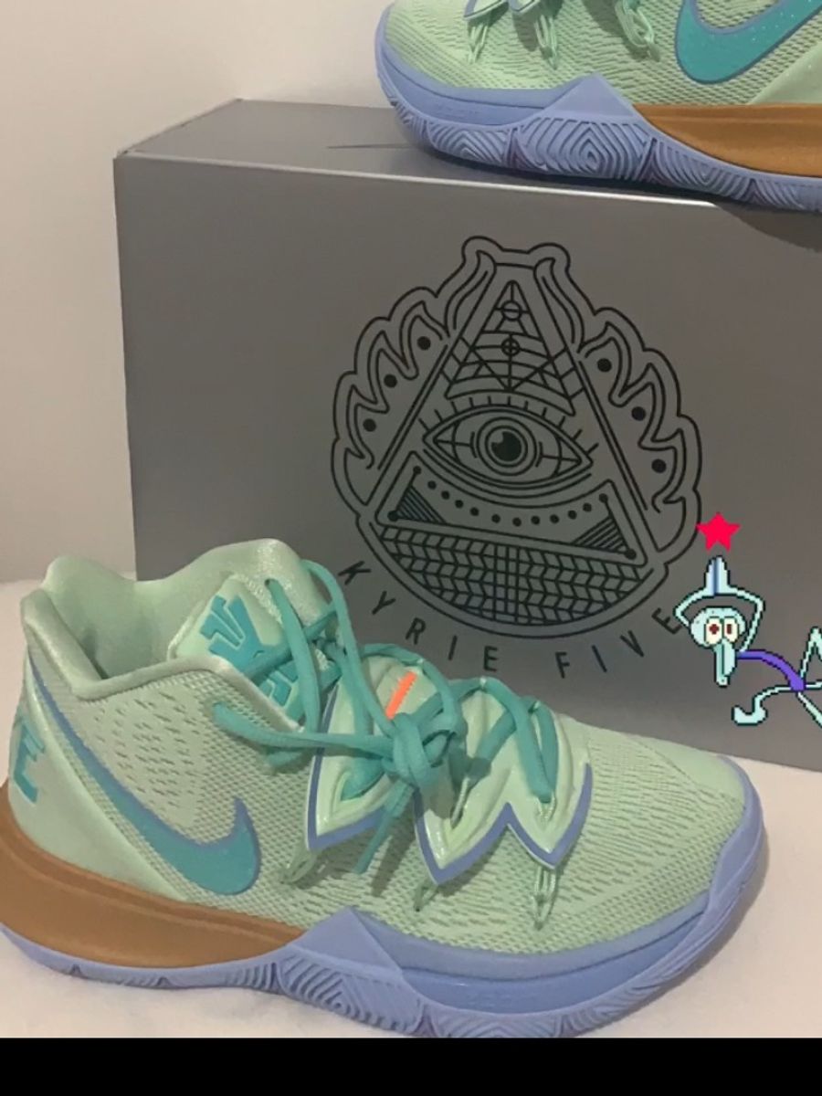 Kyrie 5 SpongeBob Square pants Patrick Squidward Men 's