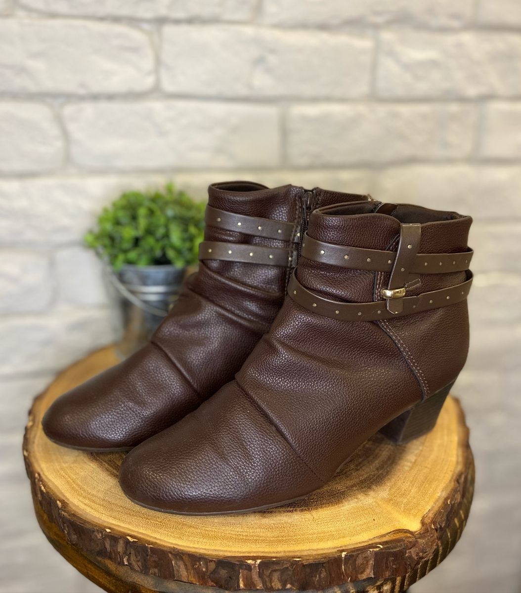 bota modare cano curto marrom