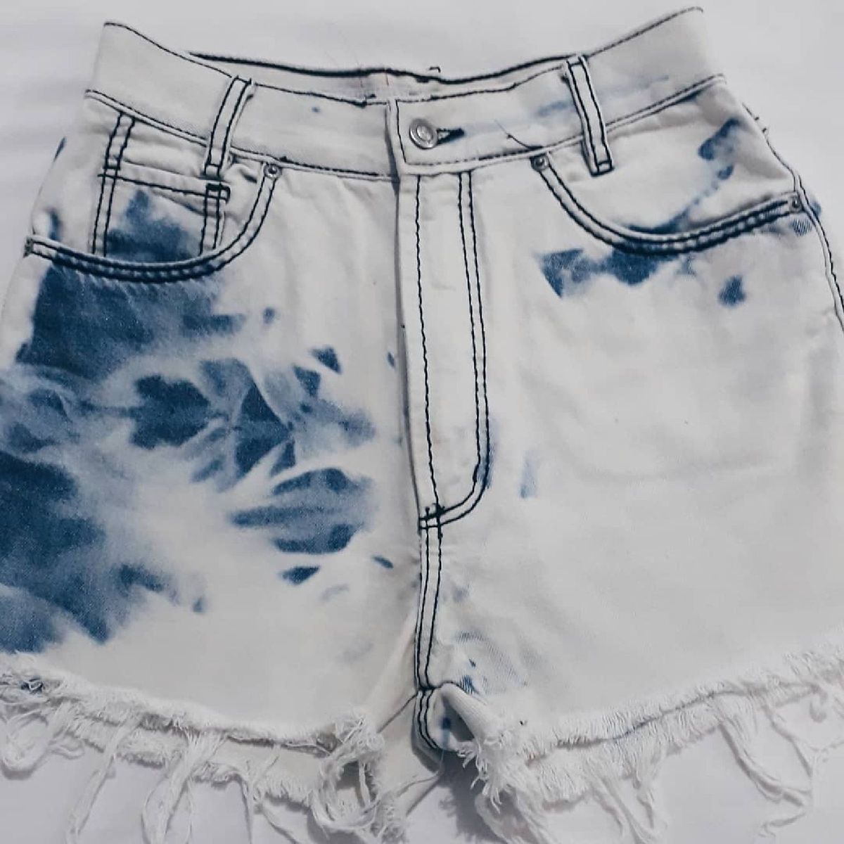 short jeans desbotado