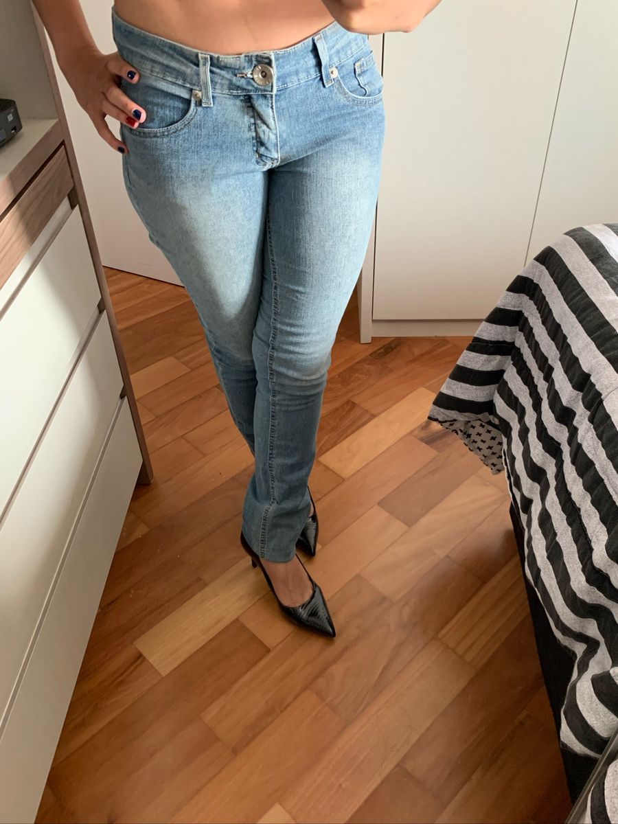 calça jeans feminina luigi bertolli