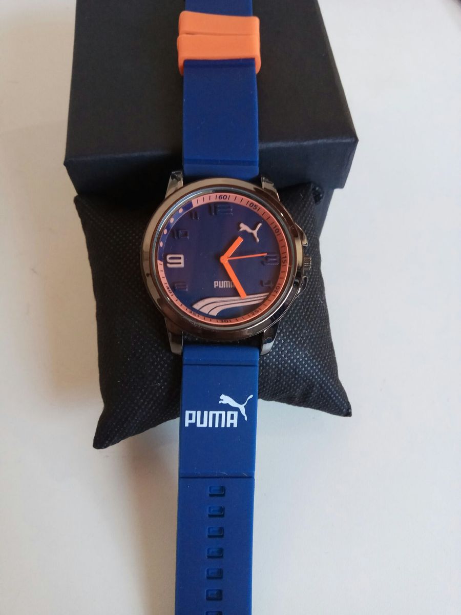 relogio puma pulseira silicone