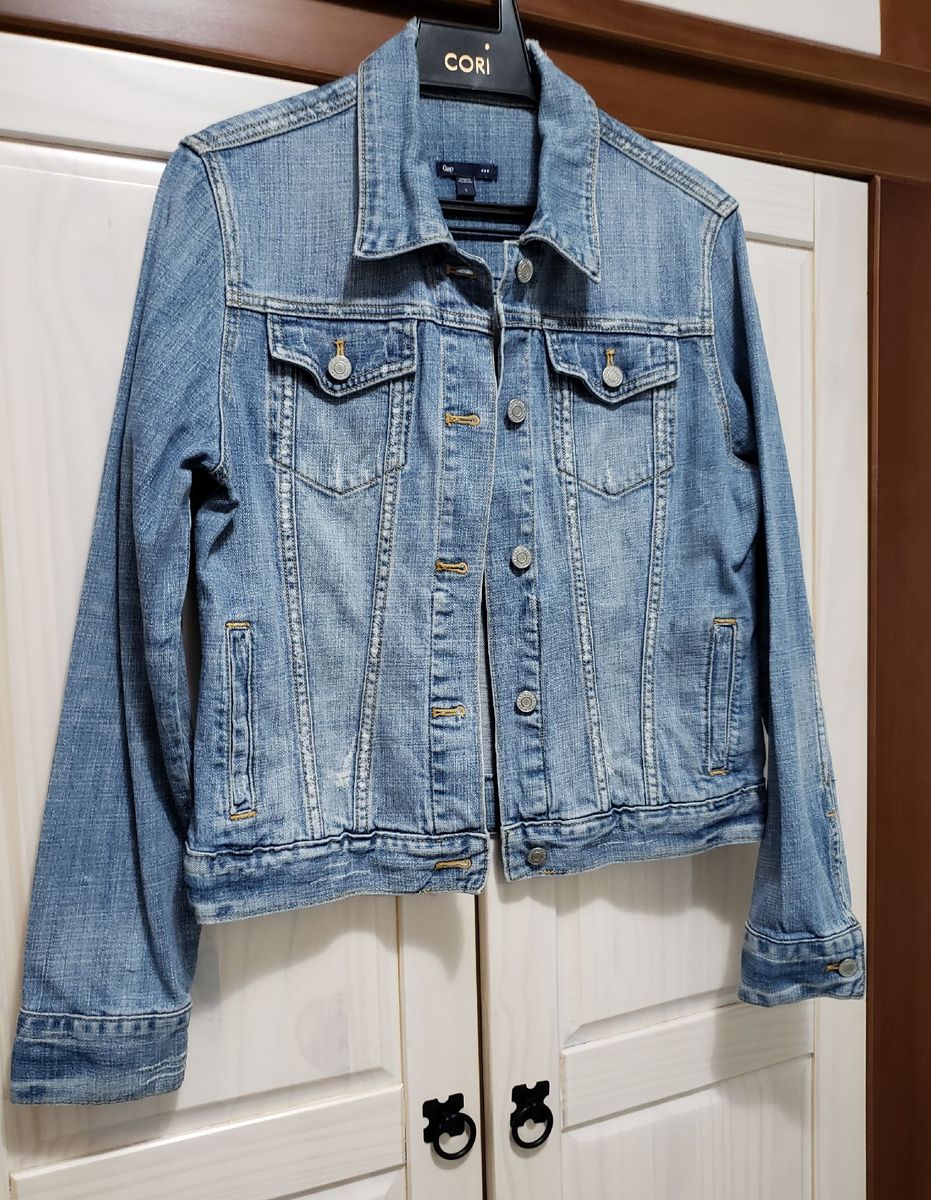 jaqueta jeans gap feminina