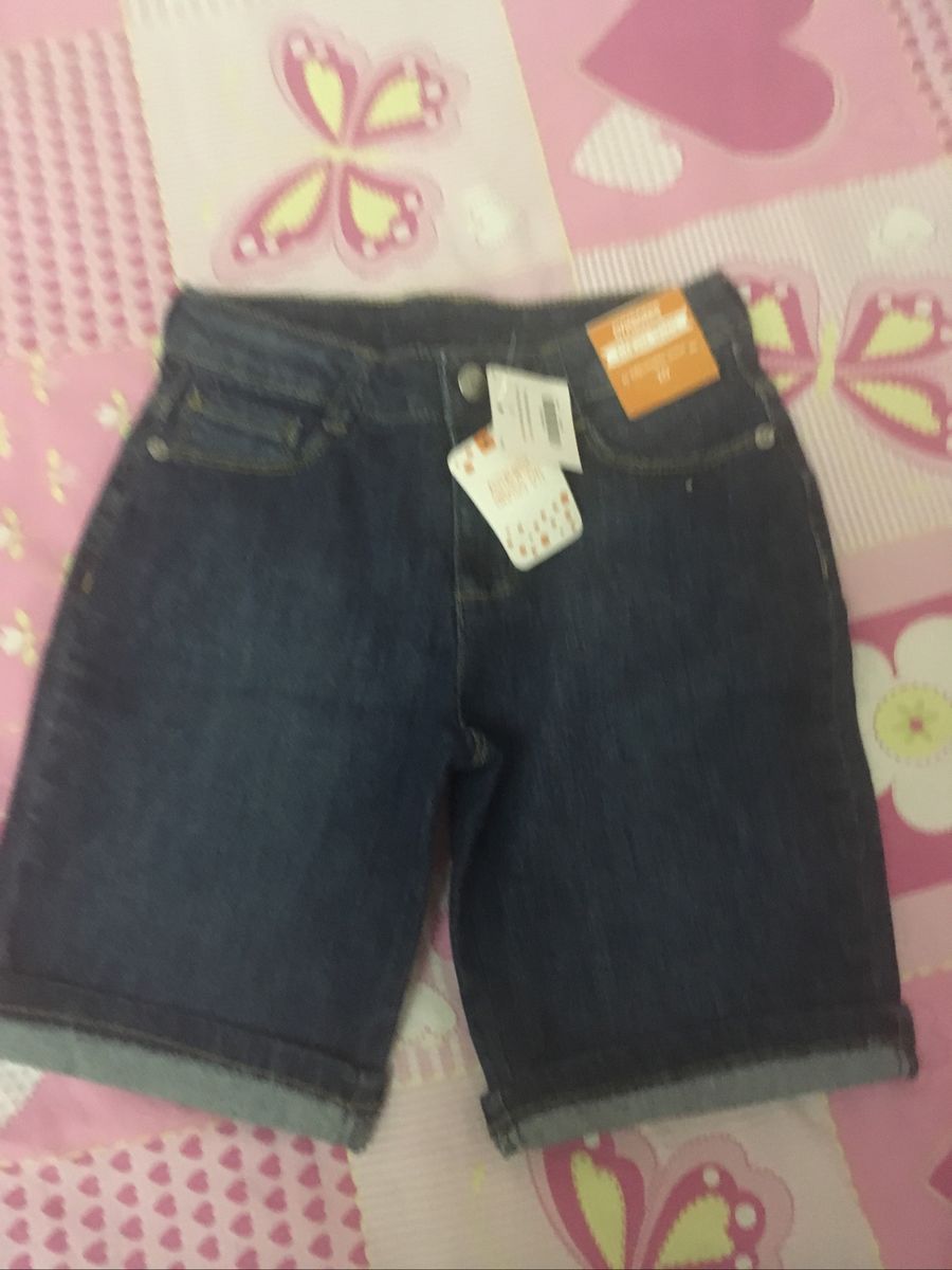 bermuda jeans menina